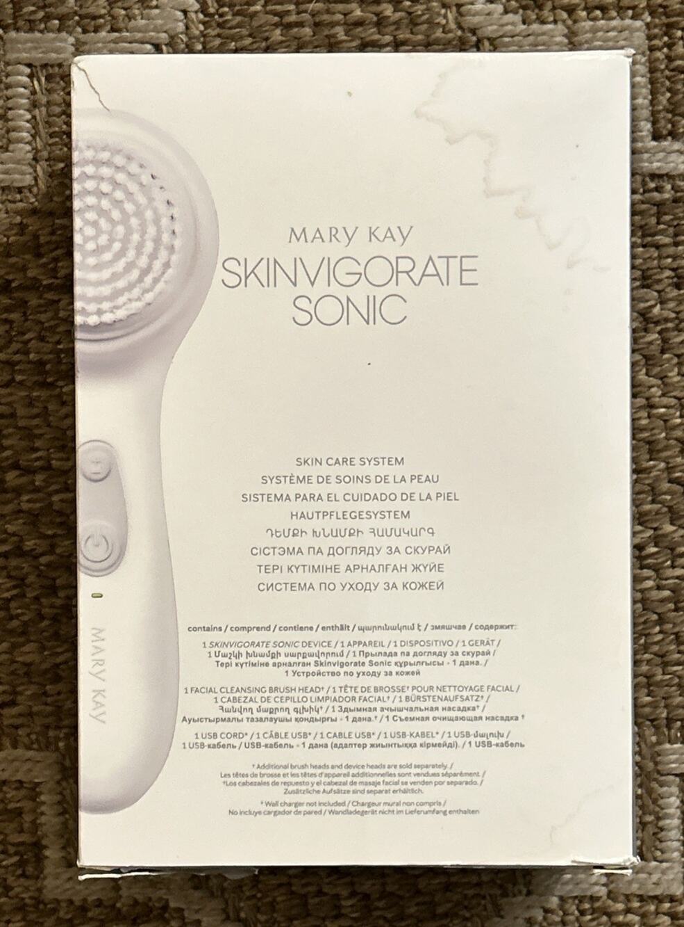 Mary Kay Skinvigorate Sonic Skin Care System Facial Cleansing Brush Damaged Box